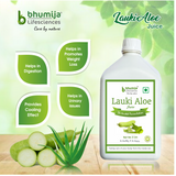 Bhumija Lifesciences Lauki Aolevera Juice (No added Sugar) 1 Ltr