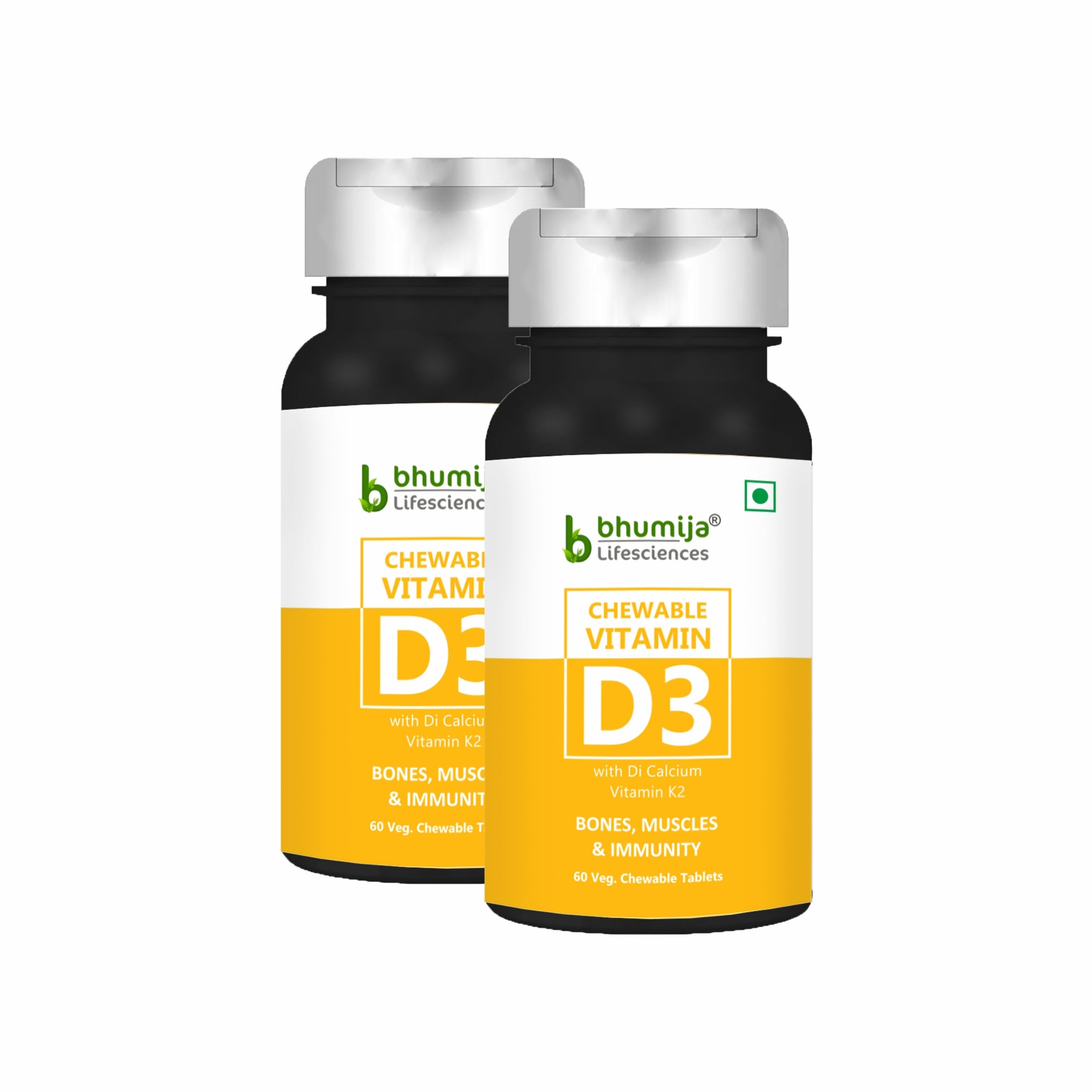 Bhumija Lifesciences Vitamin D3 Chewable Tablets for Stronger Bones an