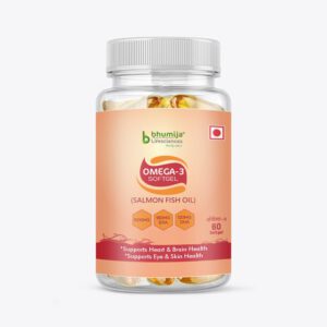 Bhumija Lifesciences Omega-3 with Salmon Fish Oil 1000mg Softgel