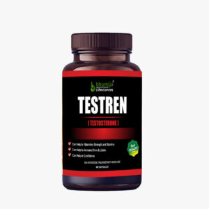 Bhumija Lifesciences Testosterone Booster Supplement for Men 60 Capsules - For Muscle Mass, Testo Boost