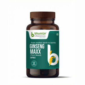 Bhumija Lifesciences Ginseng Maxx - Triple Ginseng Vegetarian 60 Capsules