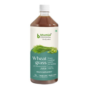 Bhumija Lifesciences Wheatgrass with Aloe Vera & Amla Juice Daily Green Nutrition for Energy, Immunity & Detox