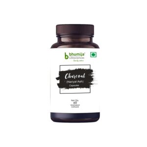 Bhumija Lifesciences Activated Charcoal 60 Capsules 1000mg