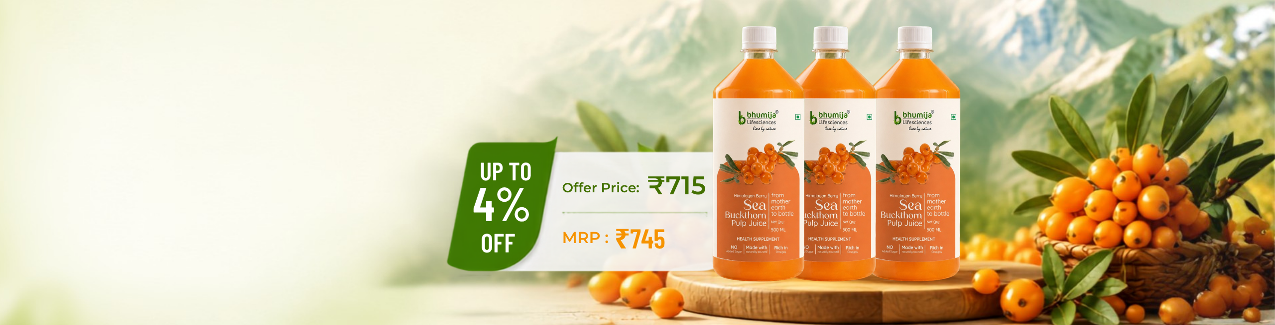 Pure Sea Buckthorn Juice 